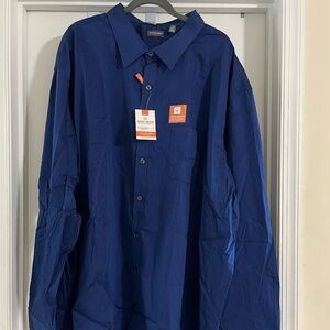 NWT Van Heusen Traveler Men's Big/ Tall 4XLT performance stretch stain shield